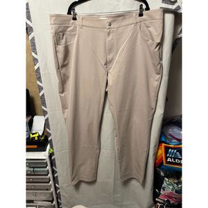 Peter Millar Pants Mens Brown Golf Performance 5 Pocket Chino Pants Size 46R